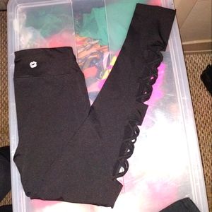Hot Kiss Black Leggings with Criss-Cross Detail❗Last Chance To Buy‼️